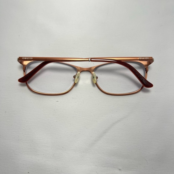 Guess Copper Metal Square Eyeglasses - Frames only - Picture 2 of 7